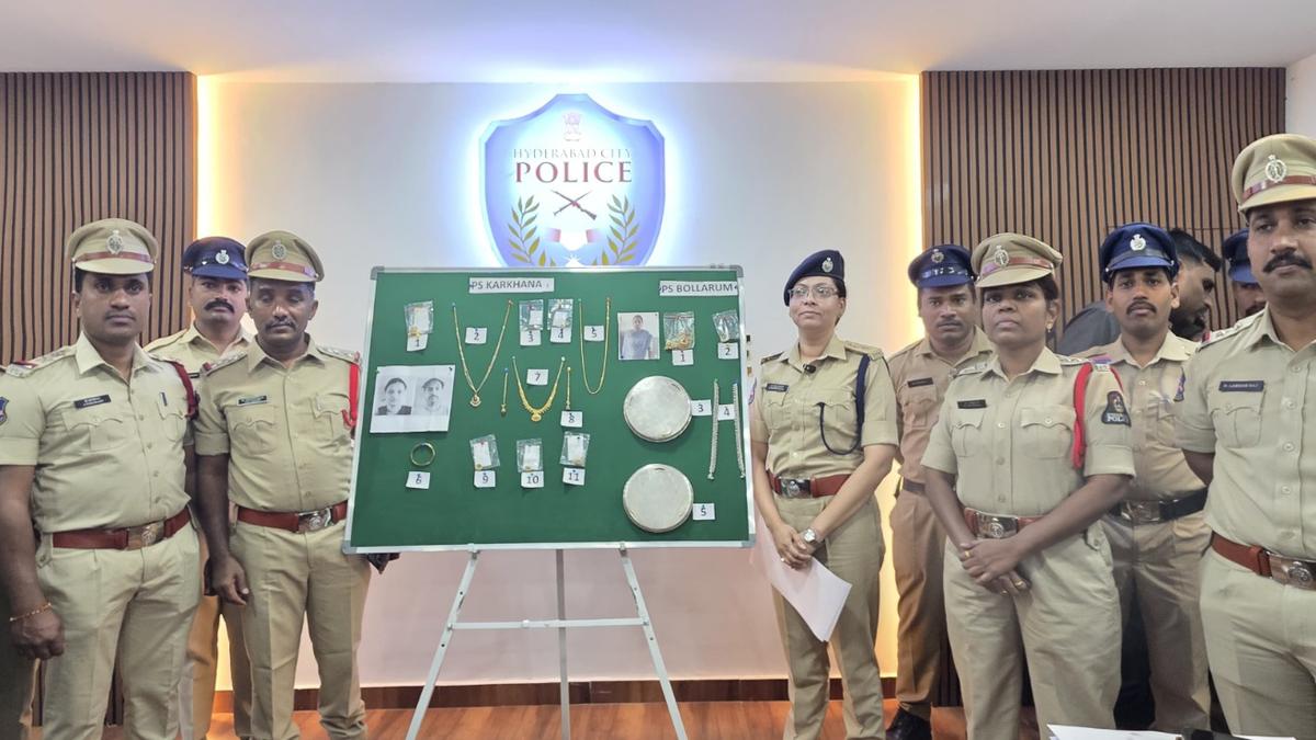 Three held in connection with thefts; gold, silver worth ₹31 lakh recovered