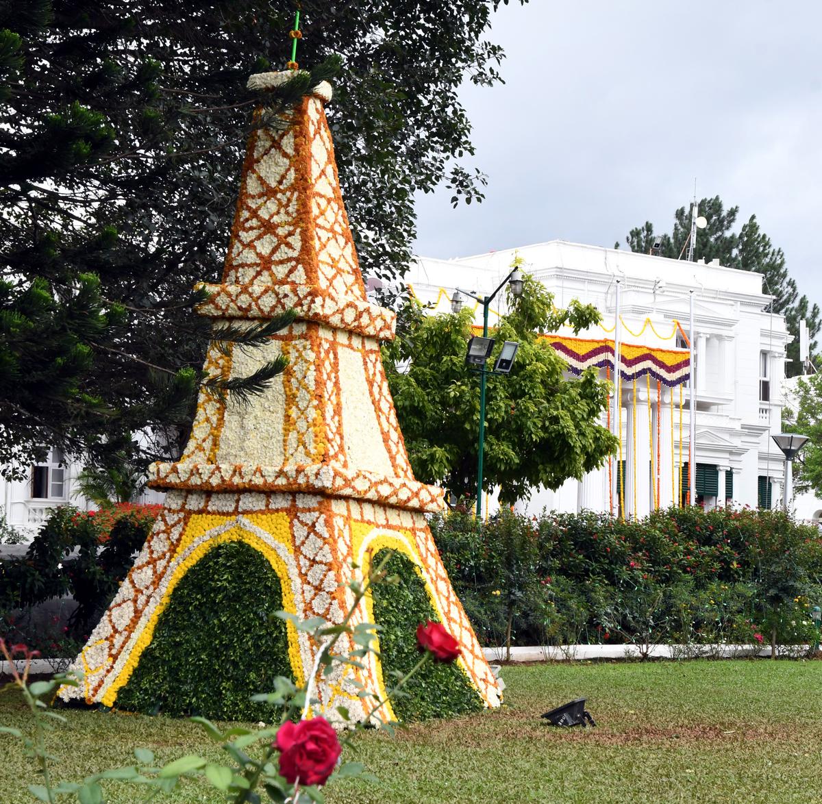An exhibit in the Raj Bhavan.