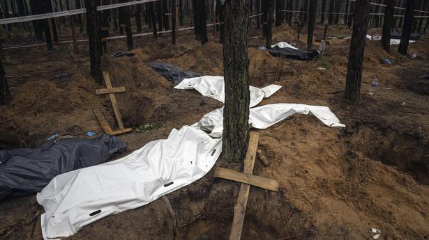 Ukraine: 436 bodies exhumed from mass site; 30 show torture