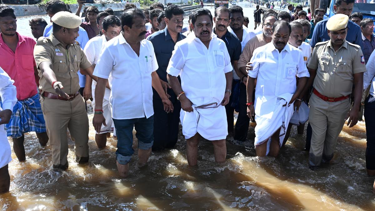 Palaniswami claims flood-hit people being evicted from camps