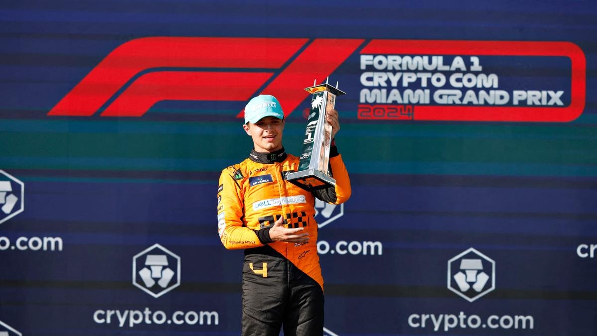 Lando Norris earns 1st career F1 victory by ending Verstappen's dominance at Miami