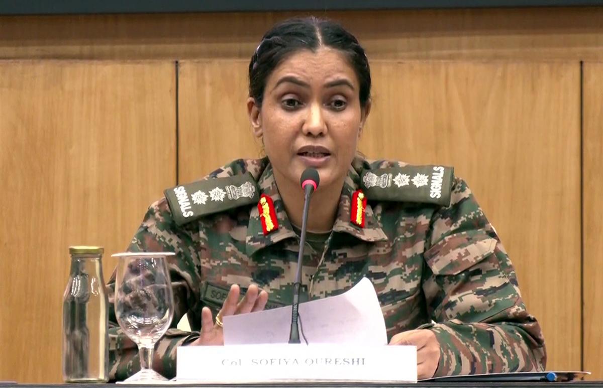 Colonel Sofia Qureshi Colonel Sofia Qureshi