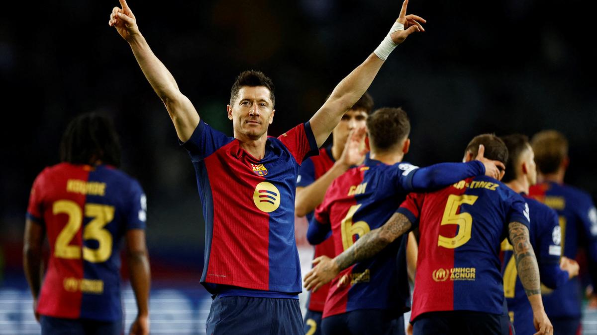 Lewandowski becomes third player after Messi, Ronaldo to score 100 Champions League goals