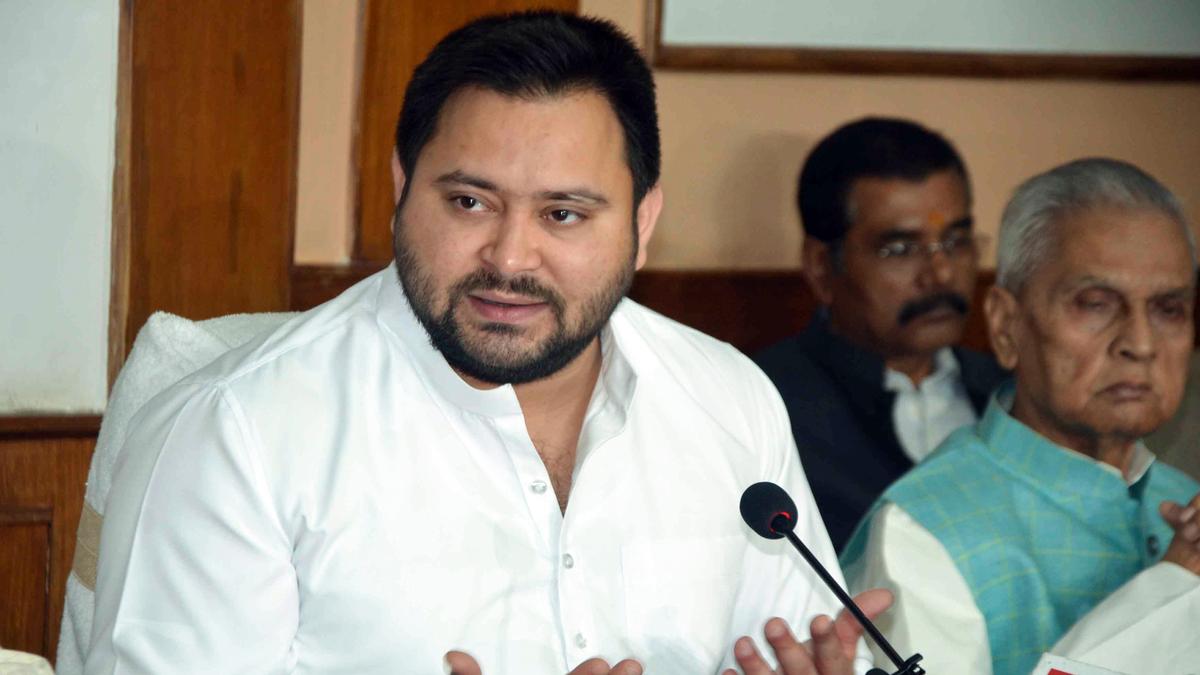 BJP purchases MLAs when it fails to form govt, alleges Tejashwi