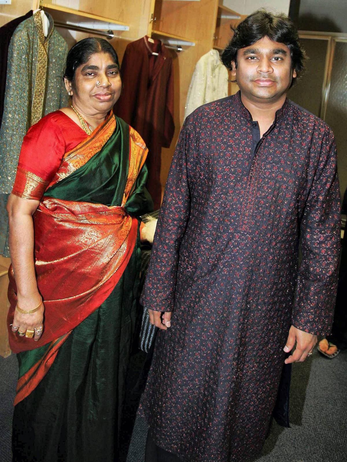 AR Rahman with his mother Kareema Begum