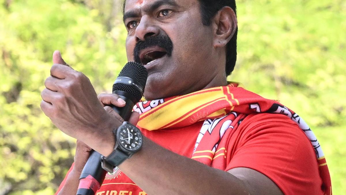 Seeman calls ‘cash-for-votes’ culture a curse on the nation, hits out at freebies