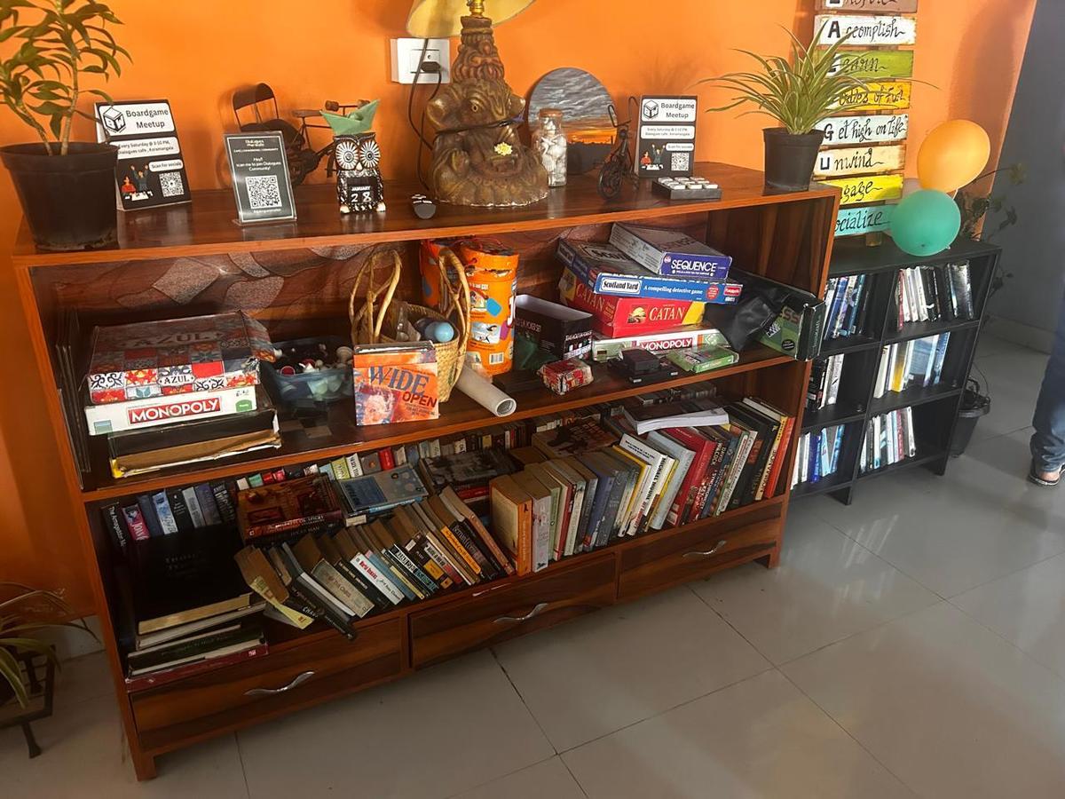 At Dialogues Cafe, Koramangala