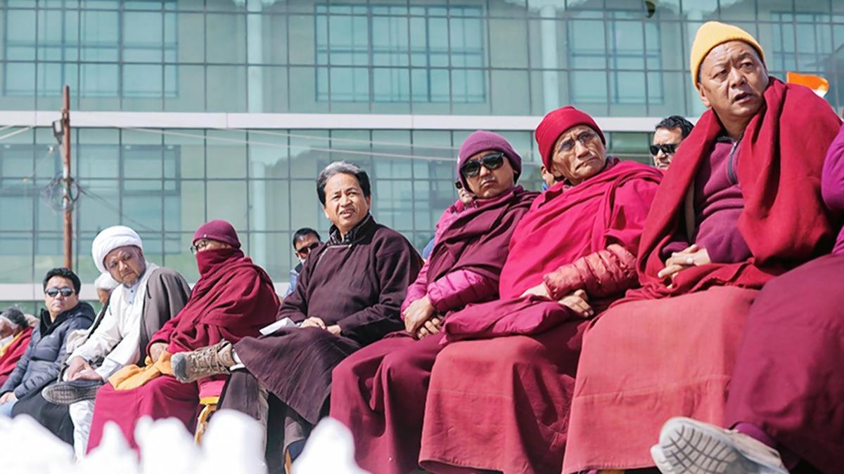 Kargil observes shutdown, holds rally to support activist Sonam Wangchuk’s ongoing fast for statehood to Ladakh