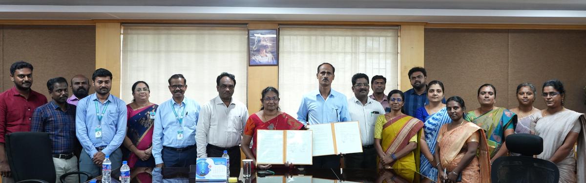 SSM College, Dindigul, signs MoU with Internal Quality Assurance Cell of Bishop Heber College, Tiruchi.