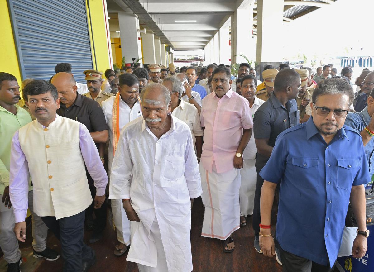 Reconstructed Rajiv Gandhi Bus Terminal inaugurated - The Hindu