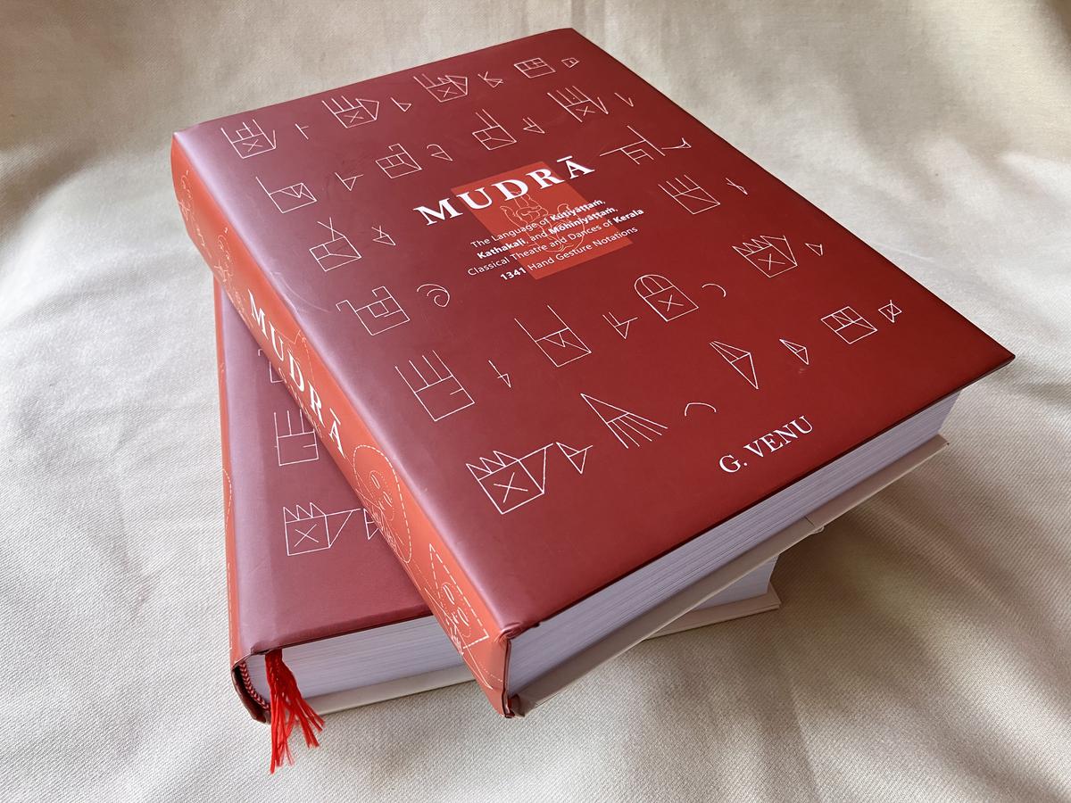 The book Mudra by Koodiyattam exponent G. Venu.