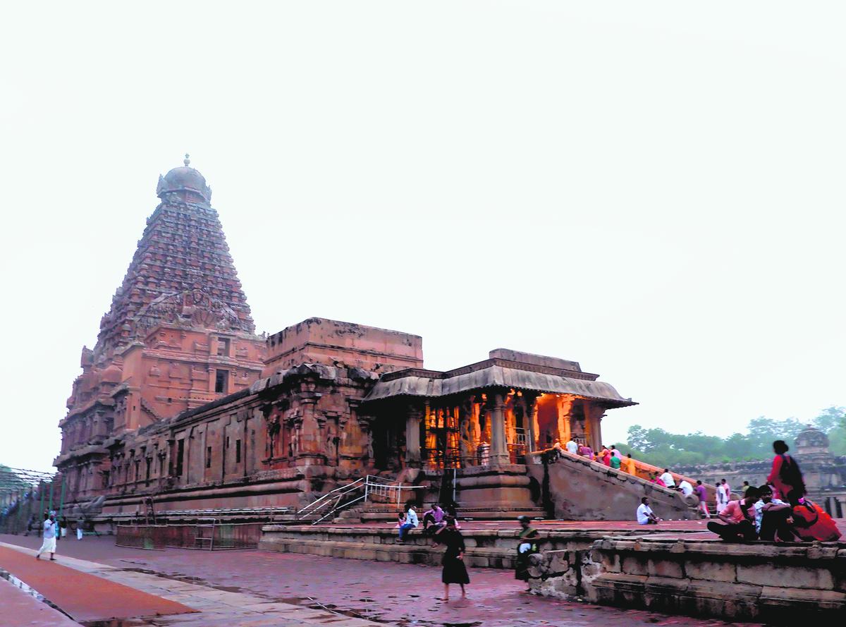 Brihadeshwara temple in Thanjavur.