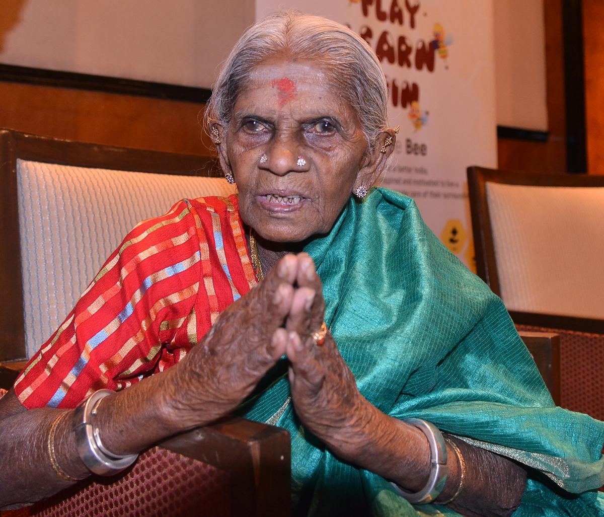 A file photo of Saalumarada Thimmakka