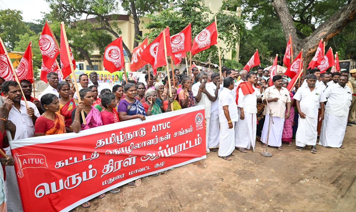 thehindu.com - The Hindu Bureau - AITUC urges immediate disbursal of pension amount to retired construction workers