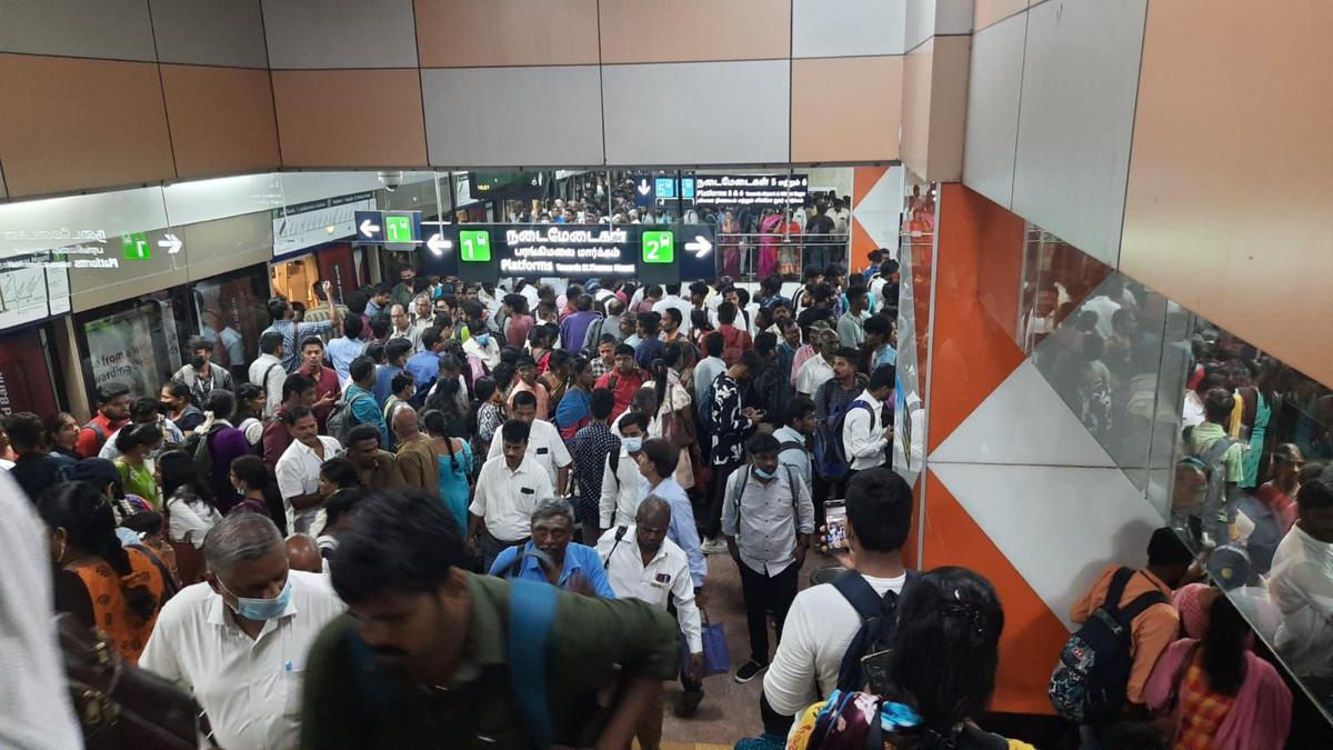 Glitch In Chennai Metro Rail Services Direct Trains Between Central Station And Airport