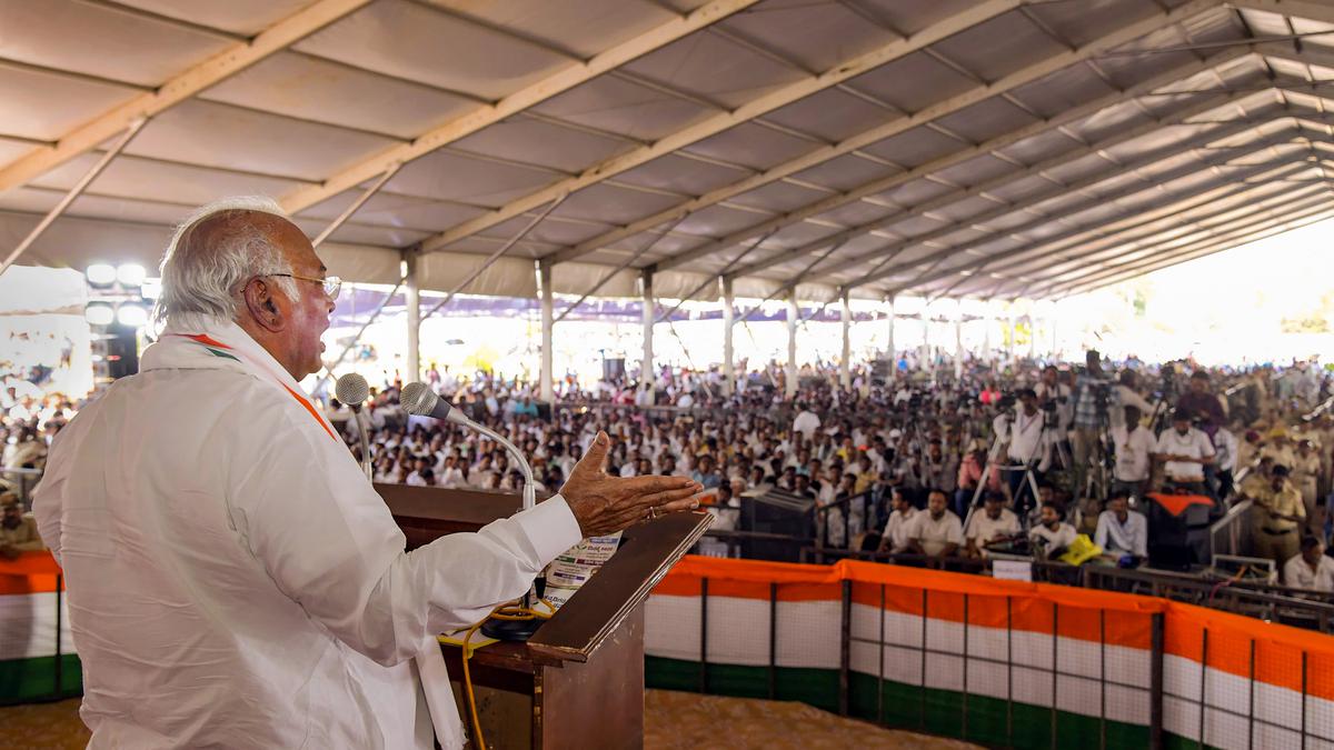 Modi’s speech after second phase of polling shows his frustration, says Kharge