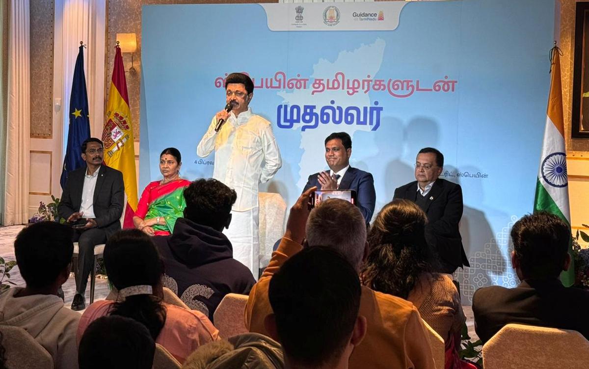 El Ministro Principal Stalin ha pedido a la diáspora tamil en España que ayude a Tamil Nadu