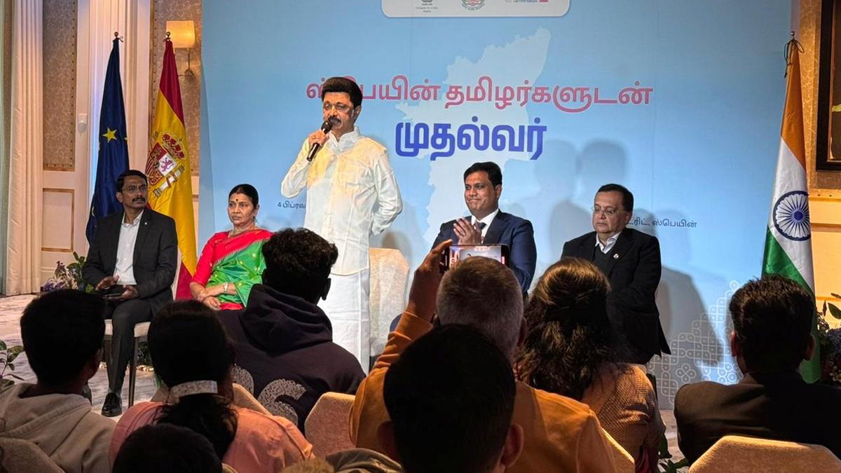 CM Stalin invites Tamil diaspora in Spain to help Tamil Nadu