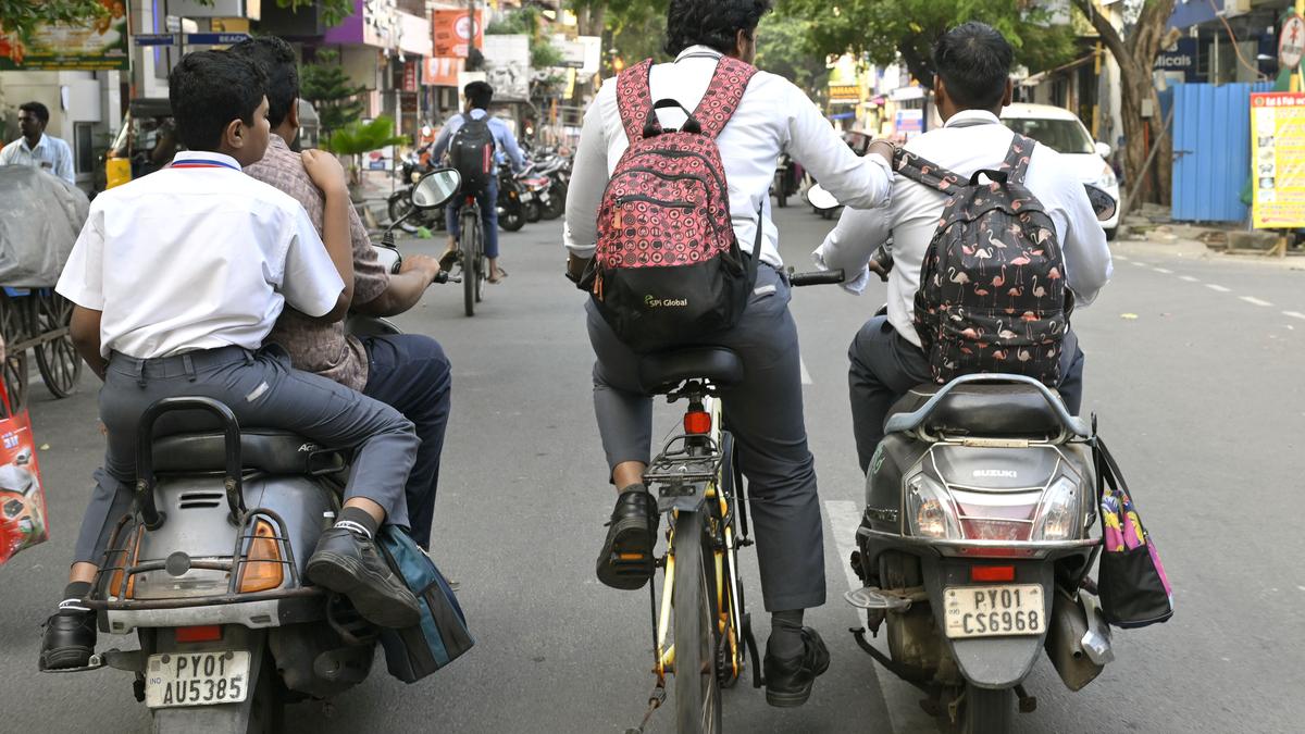 Father arrested for allowing minor son to ride two-wheeler in Puducherry