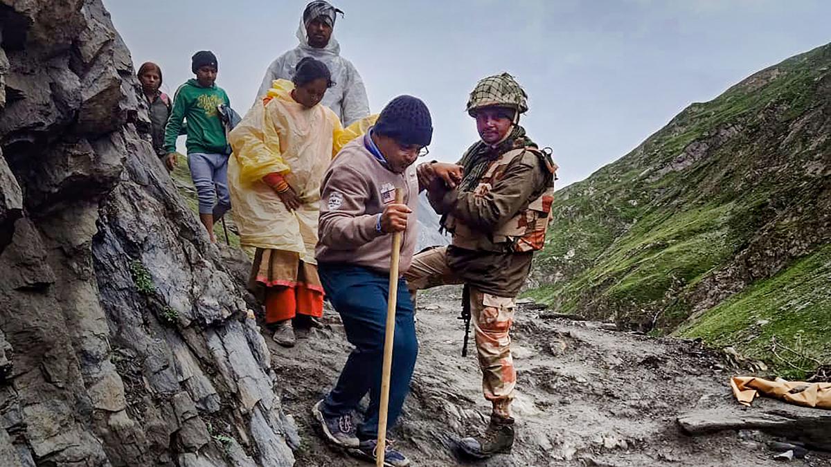 Over 700 pilgrims leave for Amarnath cave shrine from Jammu