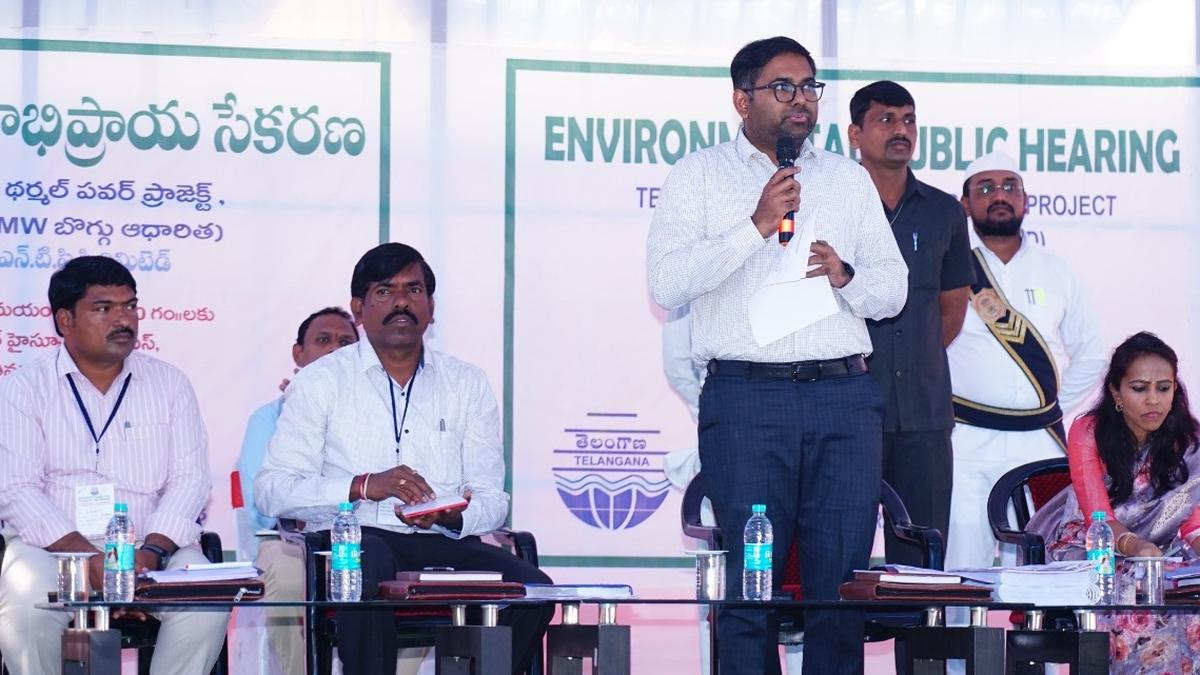 Environmental public hearing on TSTPP Phase-II (3X800 MW) of NTPC held in Ramagundam of Peddapalli district