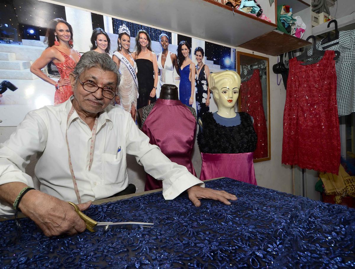 The late K Shanker had been tailoring clothes for celebrities for decades. 