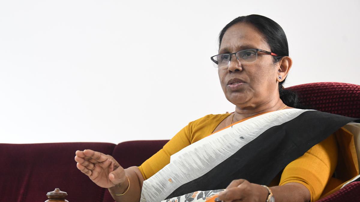 LDF’s Shailaja moves poll panel against ‘abusive campaign’ by UDF’s Shafi Parambil