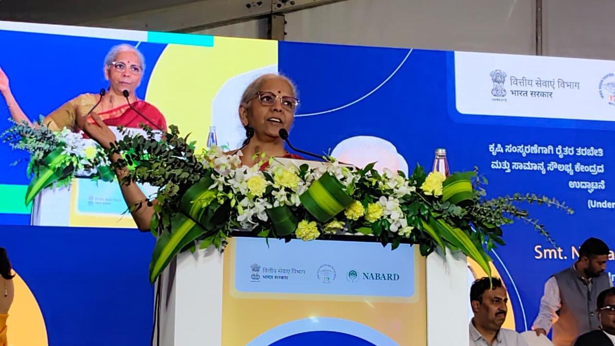 Finance Minister inaugurates Farmers’ Training and Common Facility Centre in Koppal