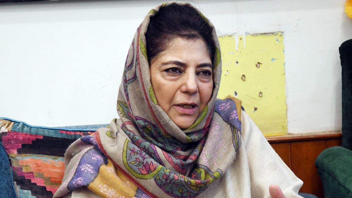 Mehbooba Urges J&K L-G To Reverse Move To Blacklist Valley-based ...