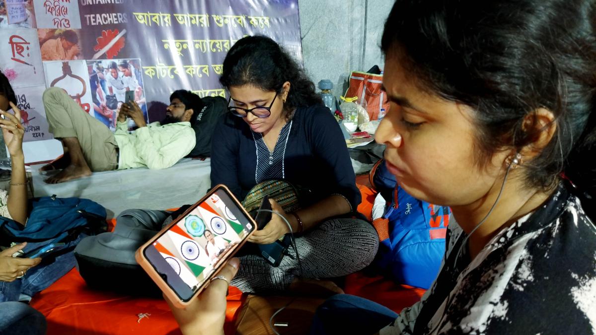Bengal’s protesting teachers ‘ignored by PM and CM’ as one dies of ‘stress’