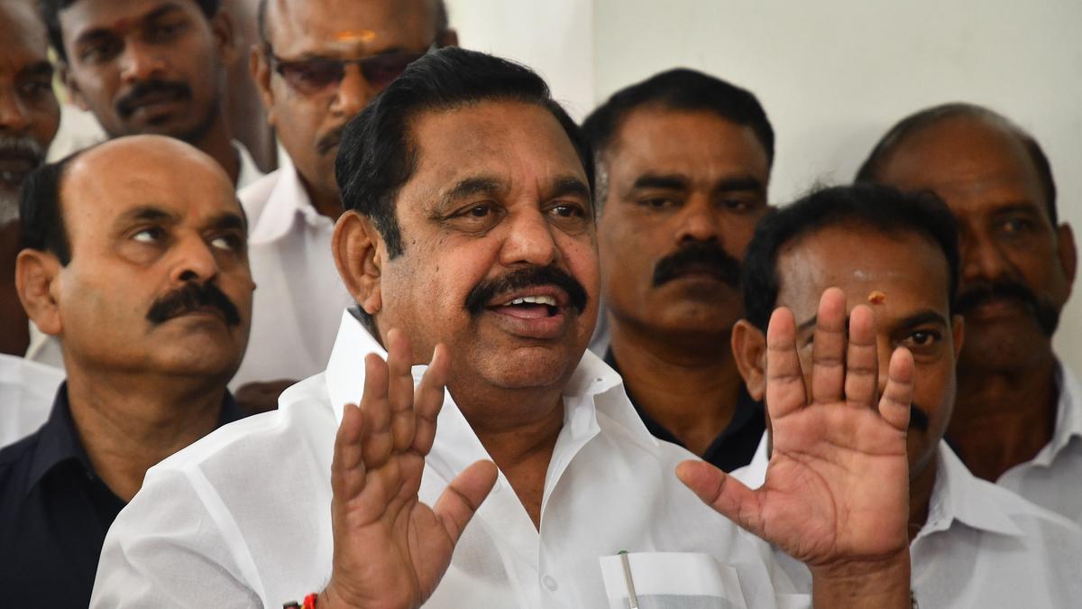 Cyclone Michaung | Double the flood cash grant to ₹12,000 each, says Edappadi Palaniswami