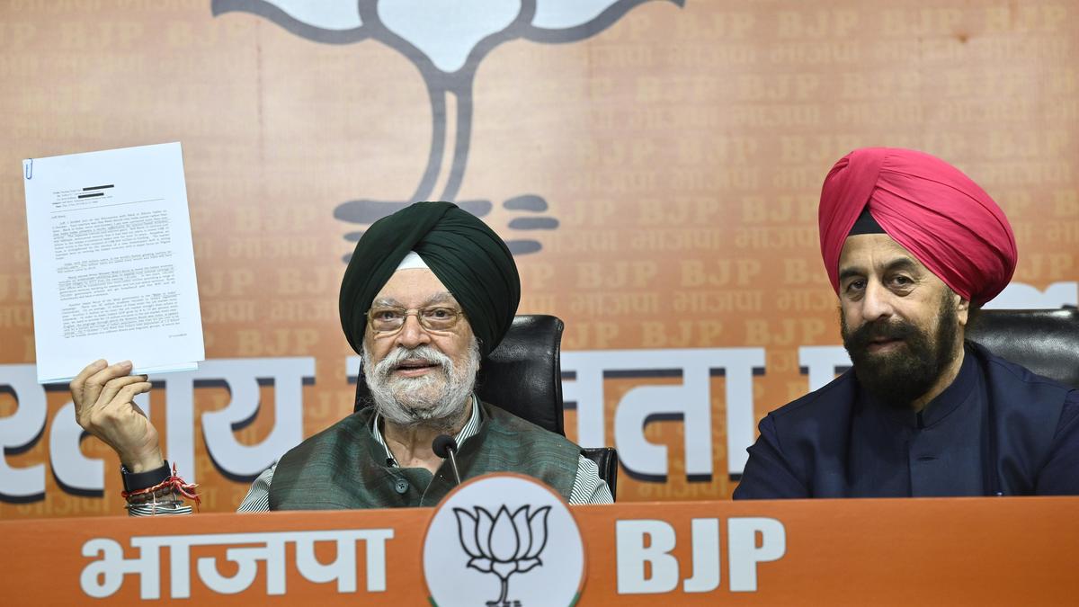Union Minister Hardeep Puri acknowledges Epstein meetings, says Rahul Gandhi indulging in ‘innuendo, smear campaign’