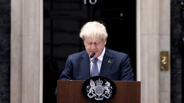Morning Digest | U.K. Prime Minister Boris Johnson resigns; India beats England by 50 runs in first T20 International, and more