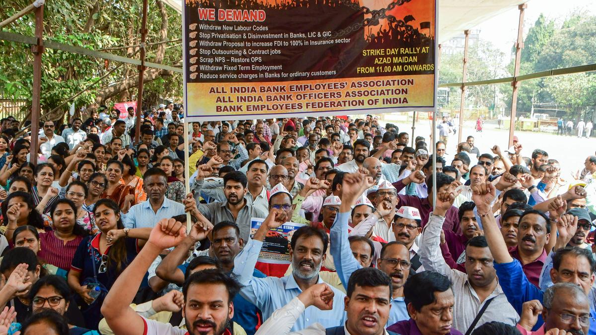 Workers join Bharat bandh in Maharashtra, demand to scrap new labour codes