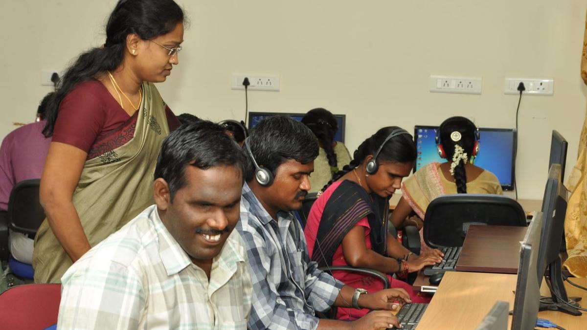 Bharathidasan University’s unit helps visually challenged persons learn digital technology
