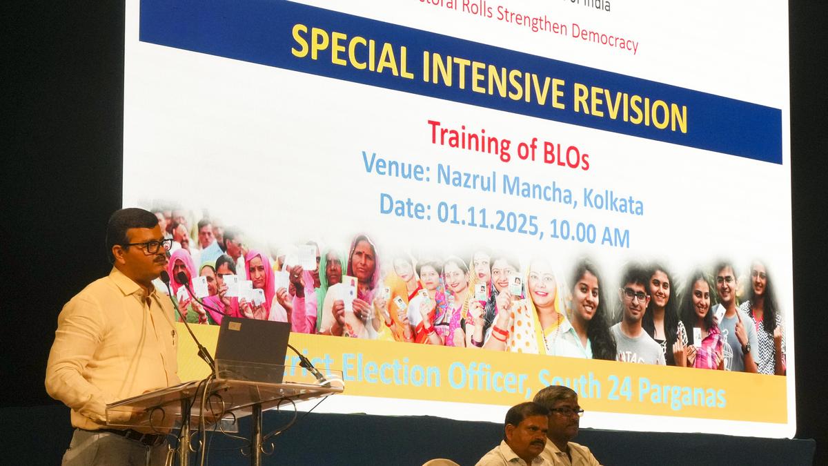 Special Intensive Revision of electoral rolls begins in 12 States, Union Territories on November 4