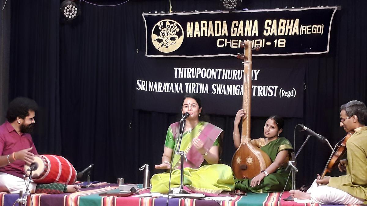 Carnatic vocalist Amrutha Venkatesh brings forth the emotions in Sri Krishna Leela Tarangini geethams