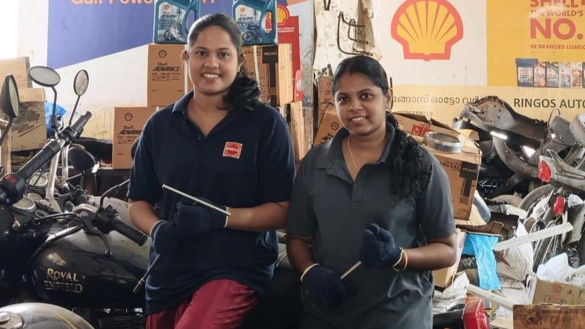 Young women duo rev up a four-decade-old family garage in Kottayam