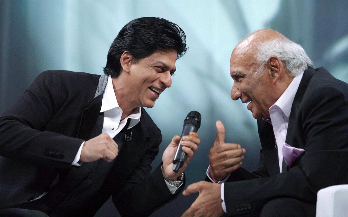 Shah Rukh Khan and filmmaker Yash Chopra