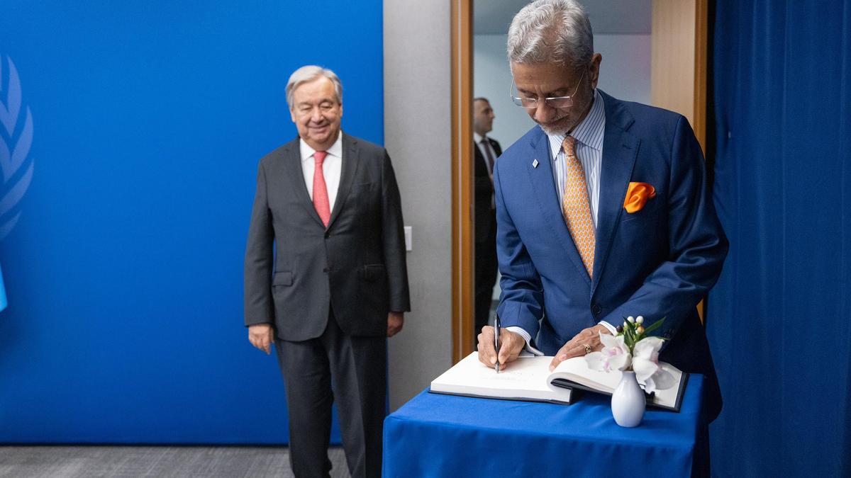 External Affairs Minister Jaishankar meets UN chief Antonio Guterres, UNGA president Yang; discusses multilateral reforms, global issues