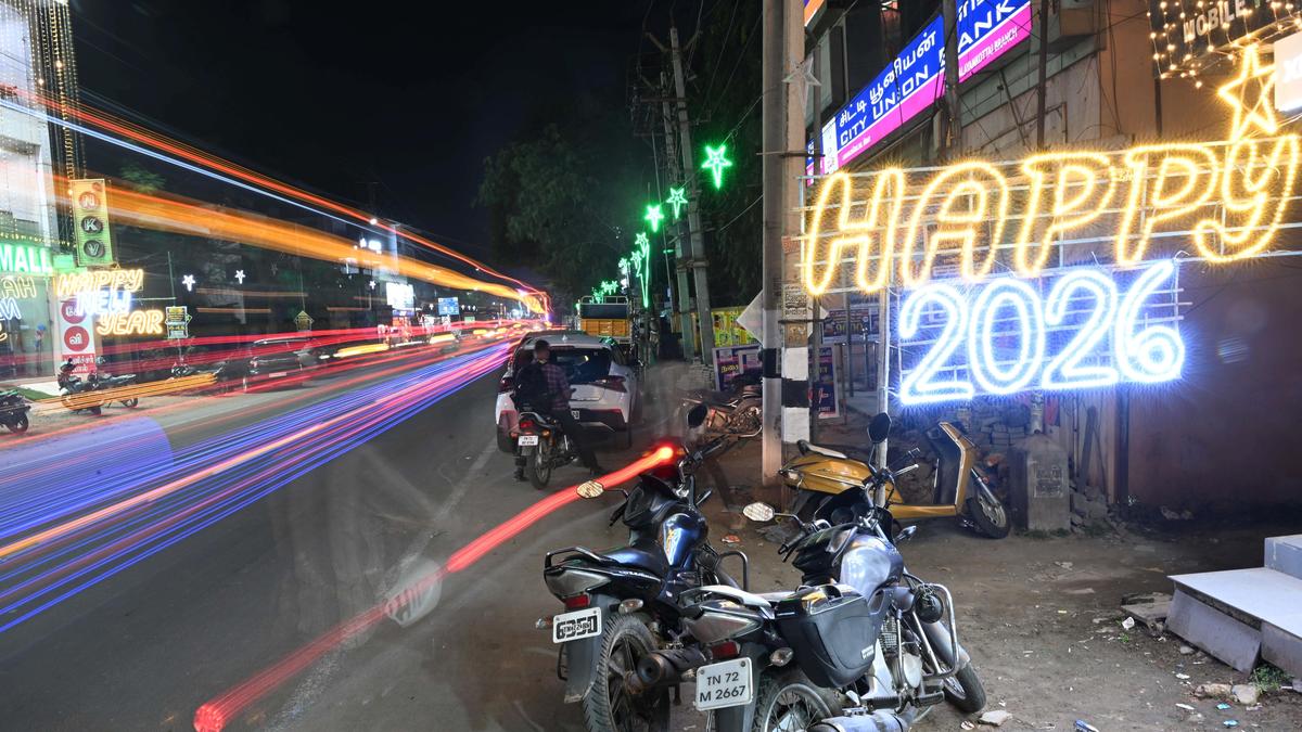 Southern districts glow with festive lights to welcome New Year 2026
