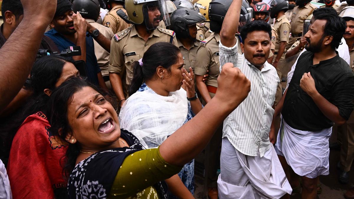 Kottayam MCH turns protest venue