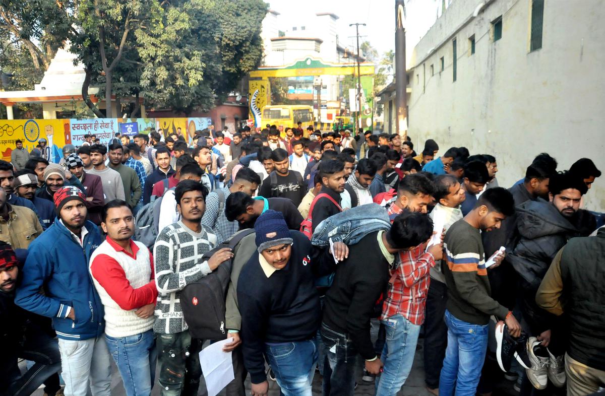 More than 2 lakh candidates were allocated test centres in Lucknow. Sensing the massive influx of candidates, U.P. State Road Transport Corporation had deputed 50 buses between the railway station and examination centres.