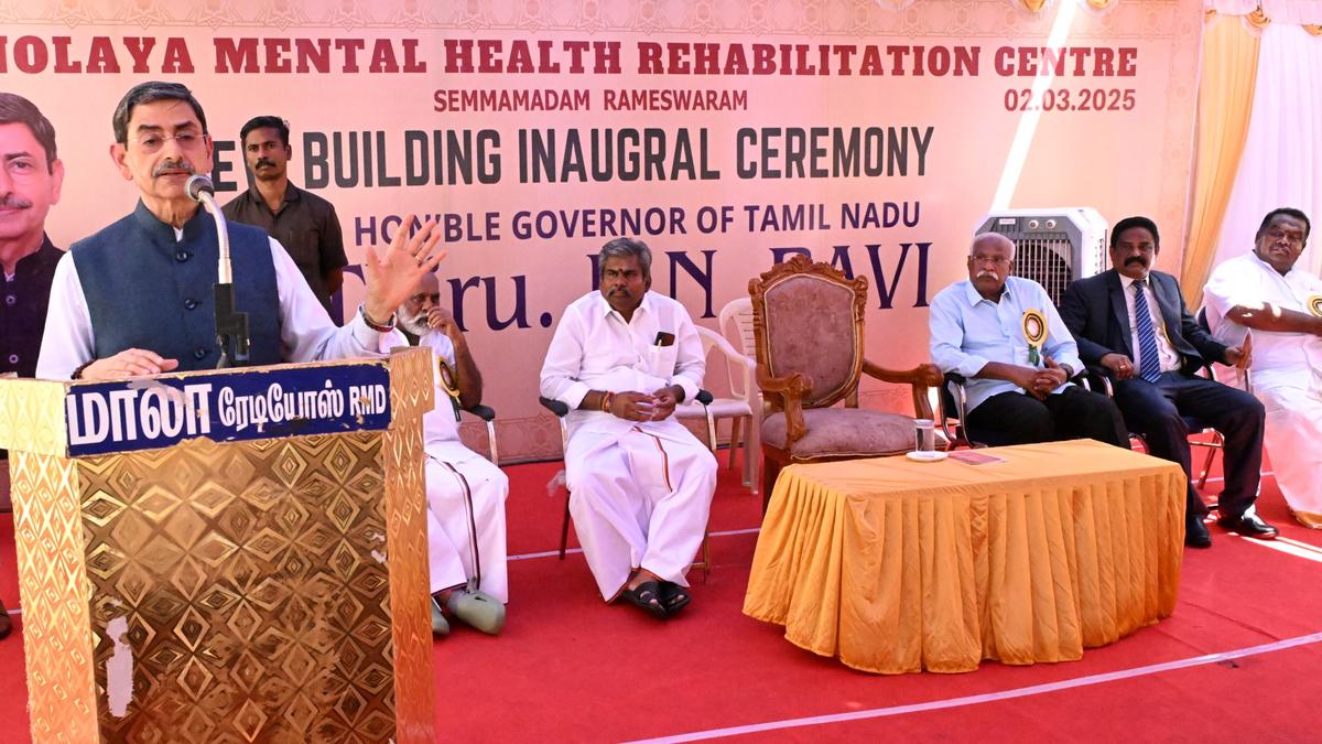 Tamil Nadu Governor inaugurates mental health rehabilitation centre in Rameswaram