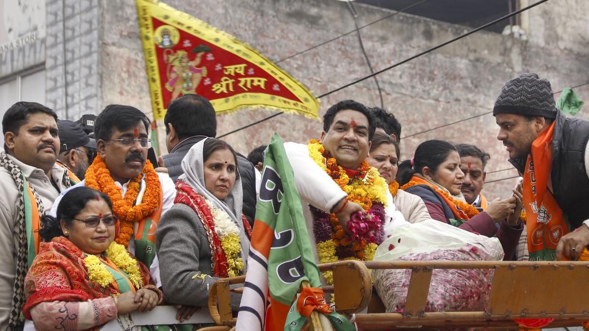 Candidates file their nomination papers for Delhi Assembly election amid rallies and roadshows