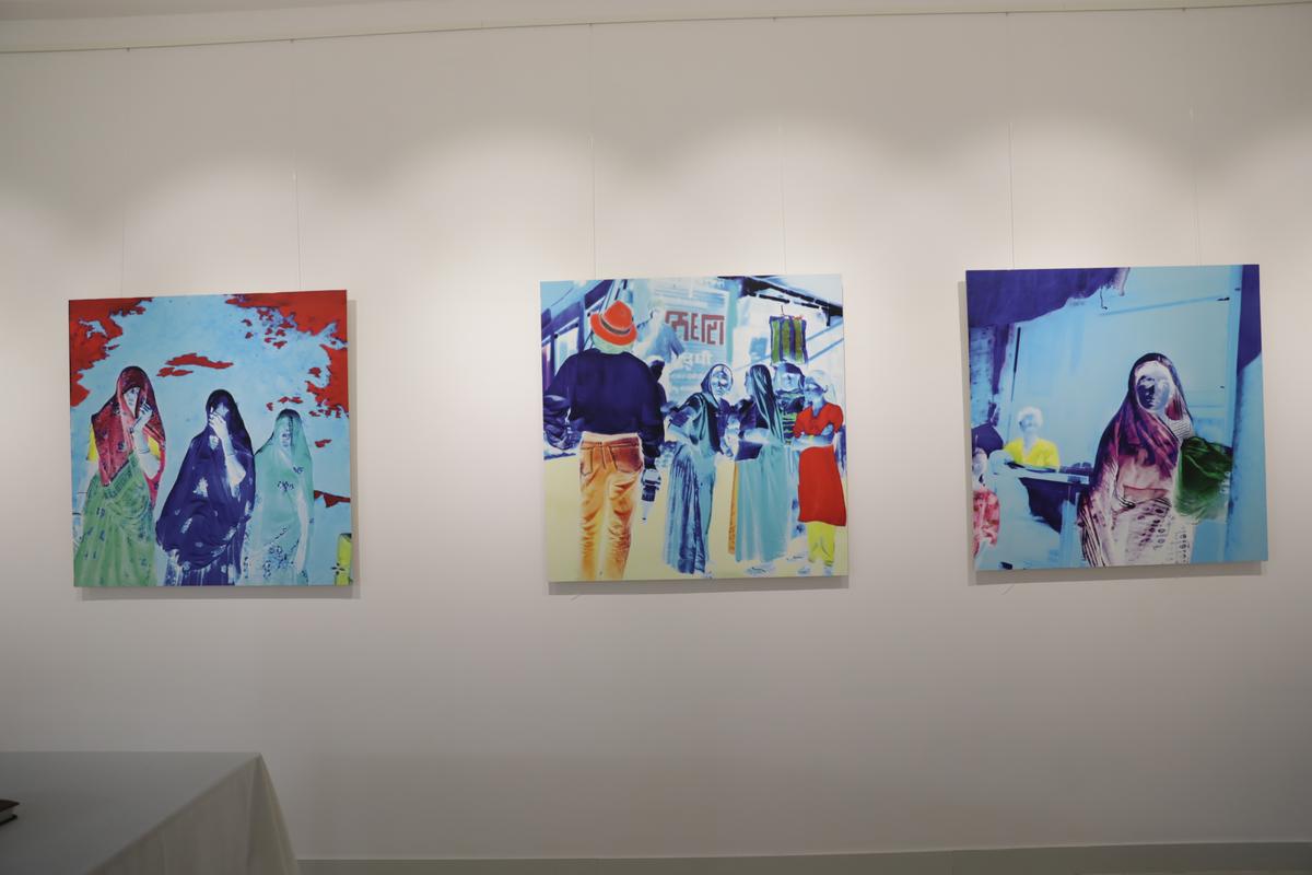 Fotografias expostas na galeria