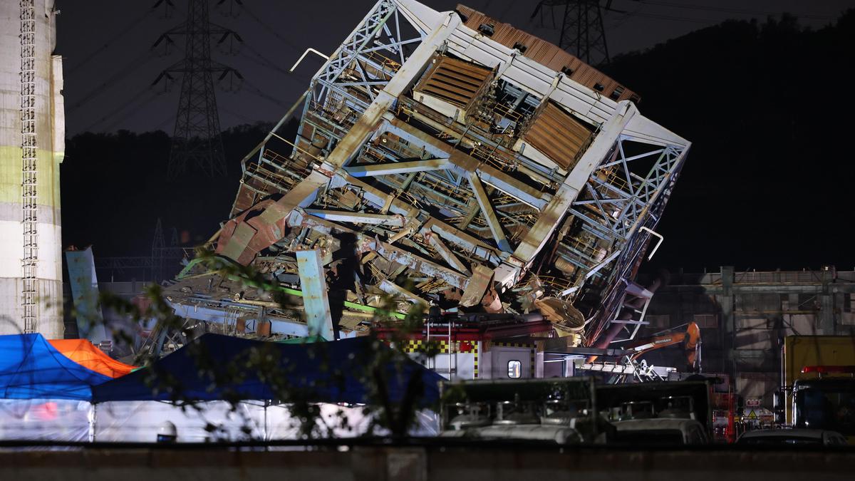 At least three killed in South Korea's power plant collapse as rescue efforts continue