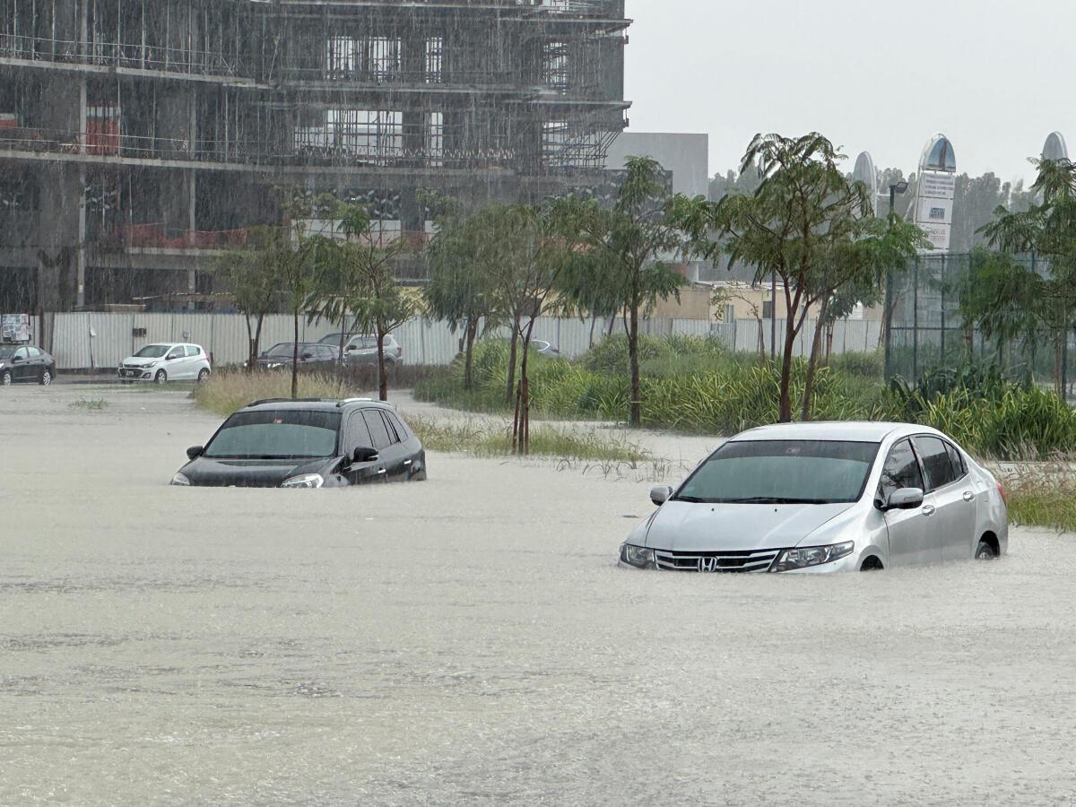 Watch | Heavy floods hit Dubai
