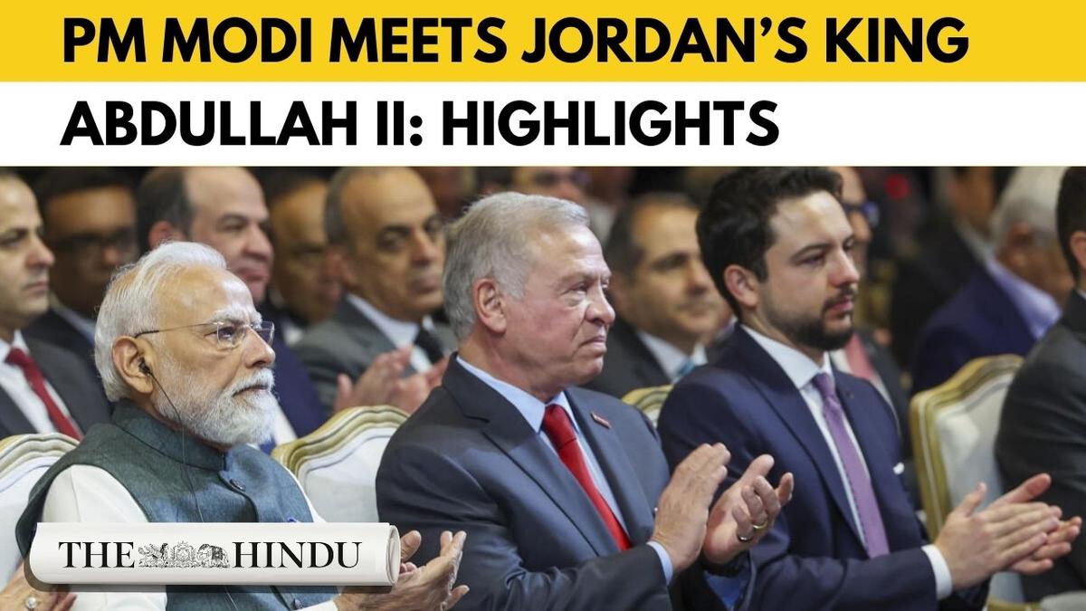 Watch: PM Modi meets King Abdullah II in Jordan to boost trade, digital ties and infrastructure collaboration