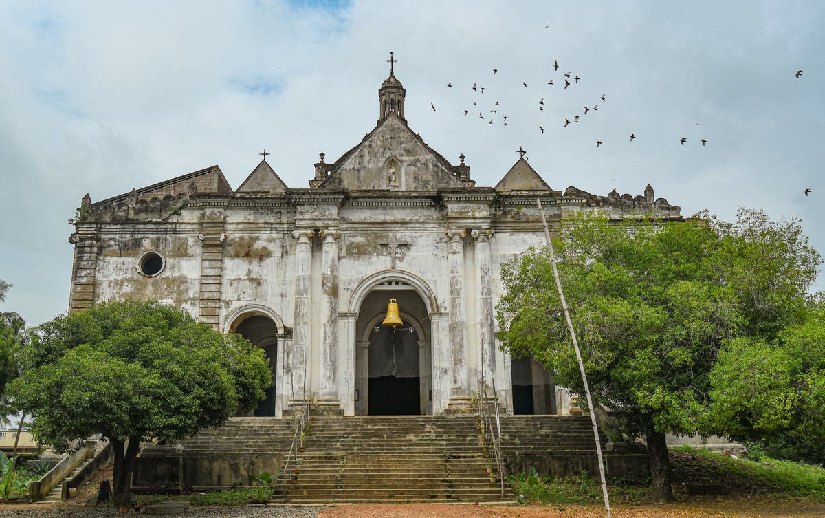 A view of the St. Joseph’s Church in Perumpannaiyur village, Tiruvarur district. 